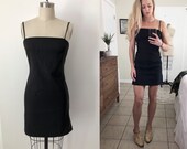 Vintage 90s Rampage Mini Dress with Floral Embroidery