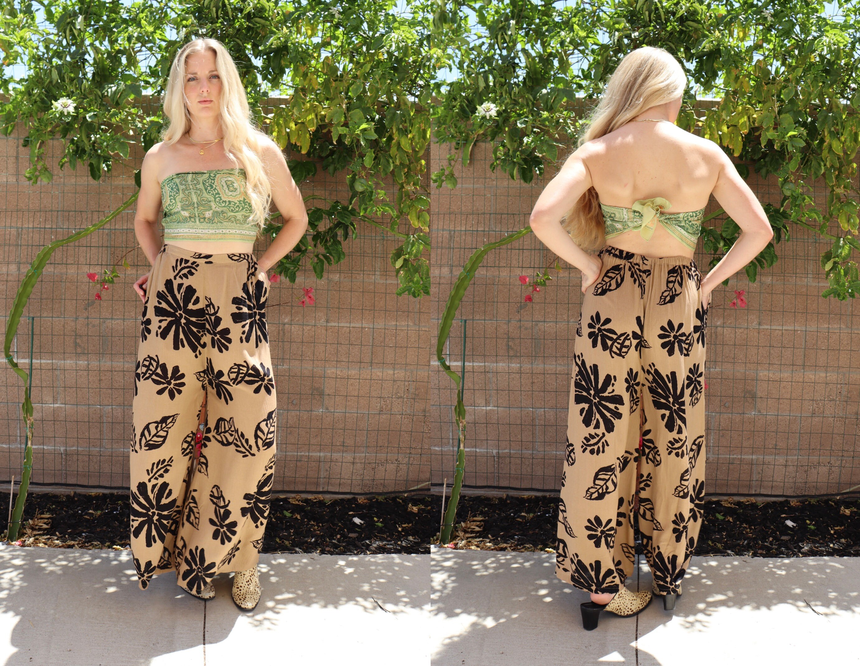 Rayon Flowy Pants -  Canada