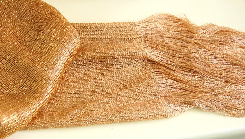gold coloured shawls