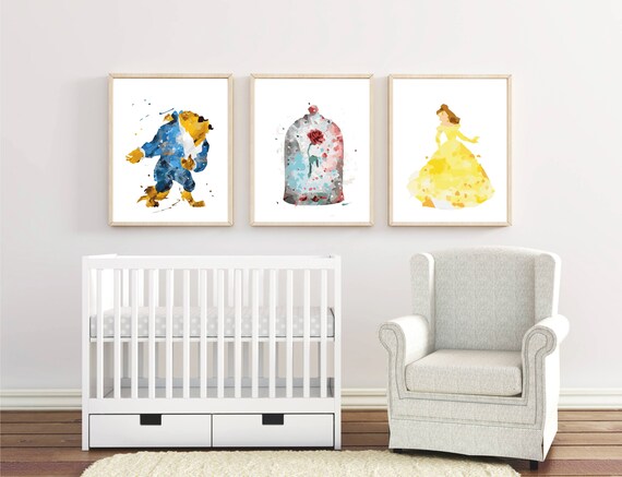 beauty and the beast baby bedding