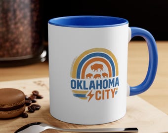 Kubek do kawy Oklahoma City Basketball OKC Thunder Prezent dla miłośnika koszykówki Prezent dla współpracownika