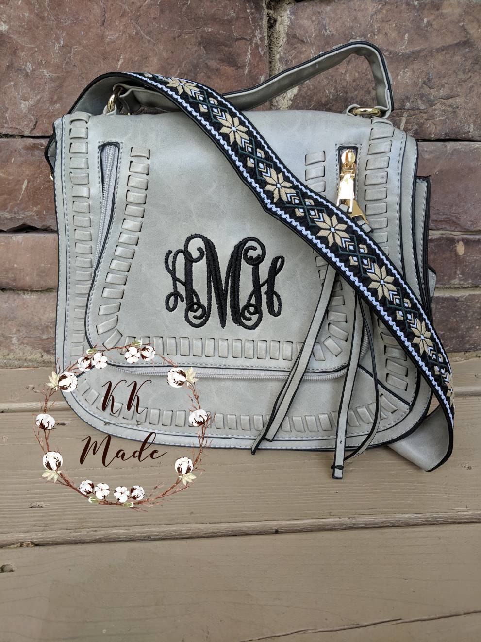 Guitar strap purse monogram purse guitar strap for handbag Etsy