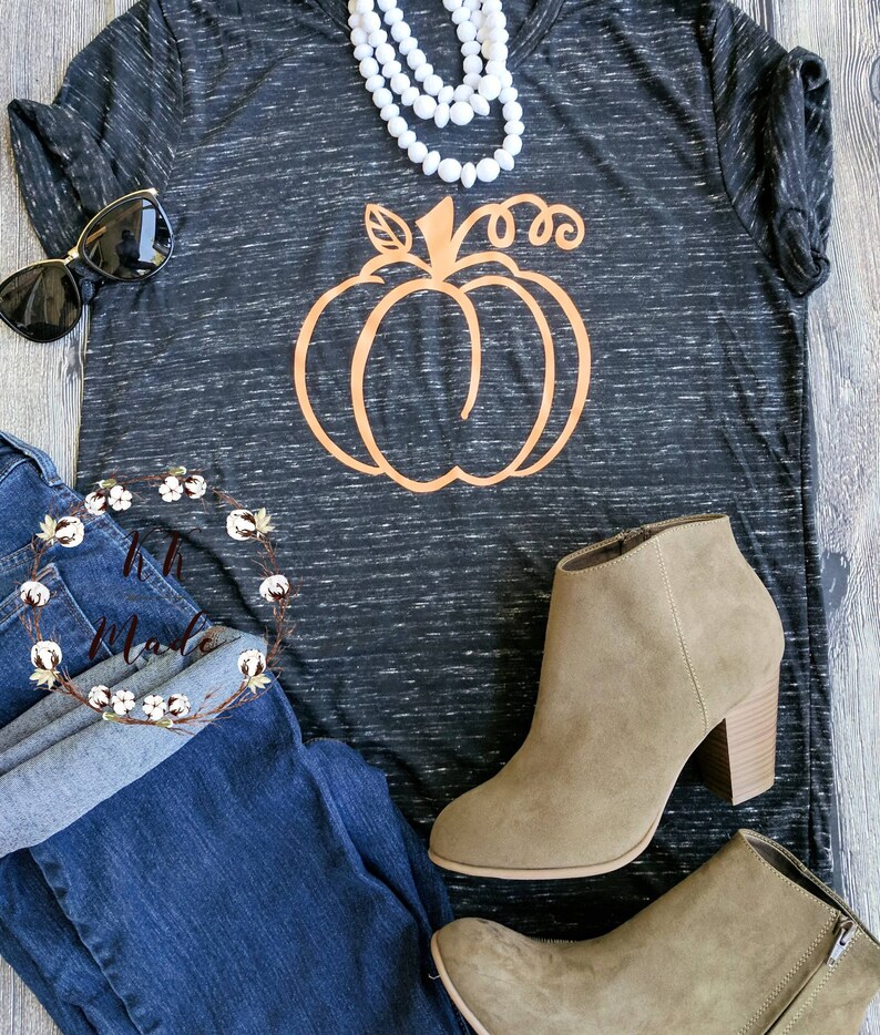 cute pumpkin shirts for women