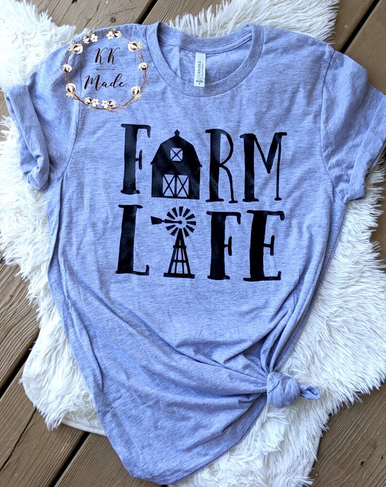 Farm life shirt farm sweet farm farming farm girl barn Etsy
