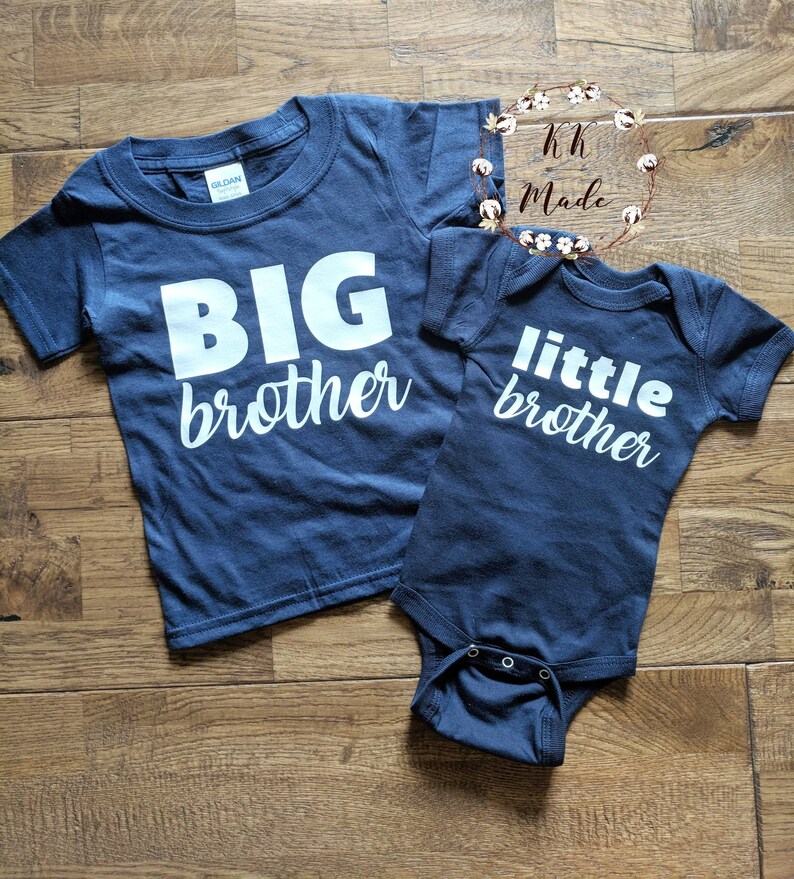 Matching Brother Shirts Brother Shirts Sibling Outfits Big Etsy