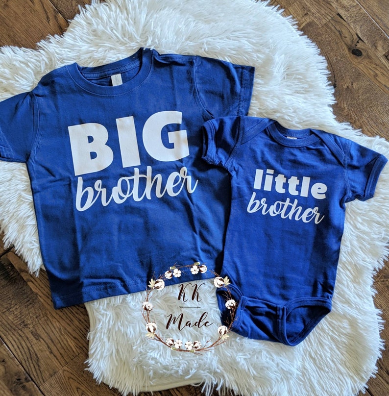 Matching Brother Shirts Brother Shirts Sibling Outfits Big Etsy