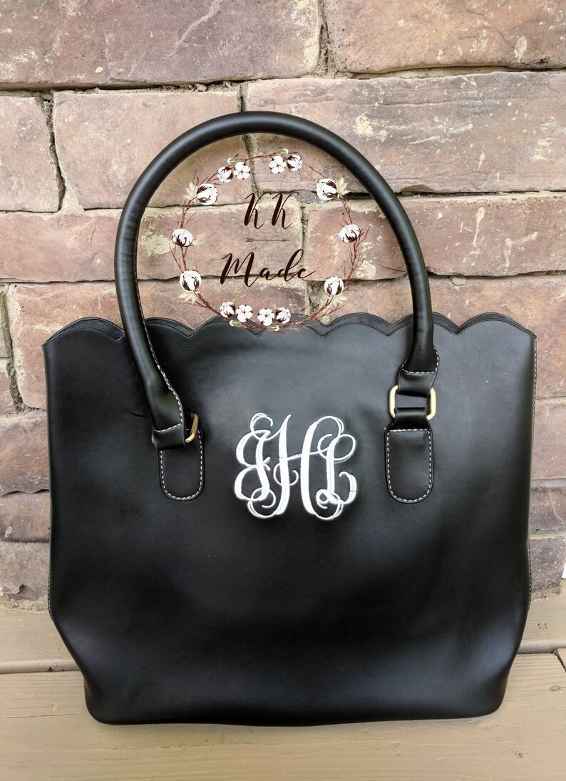 Monogrammed bag monogrammed purse monogrammed wallet Etsy