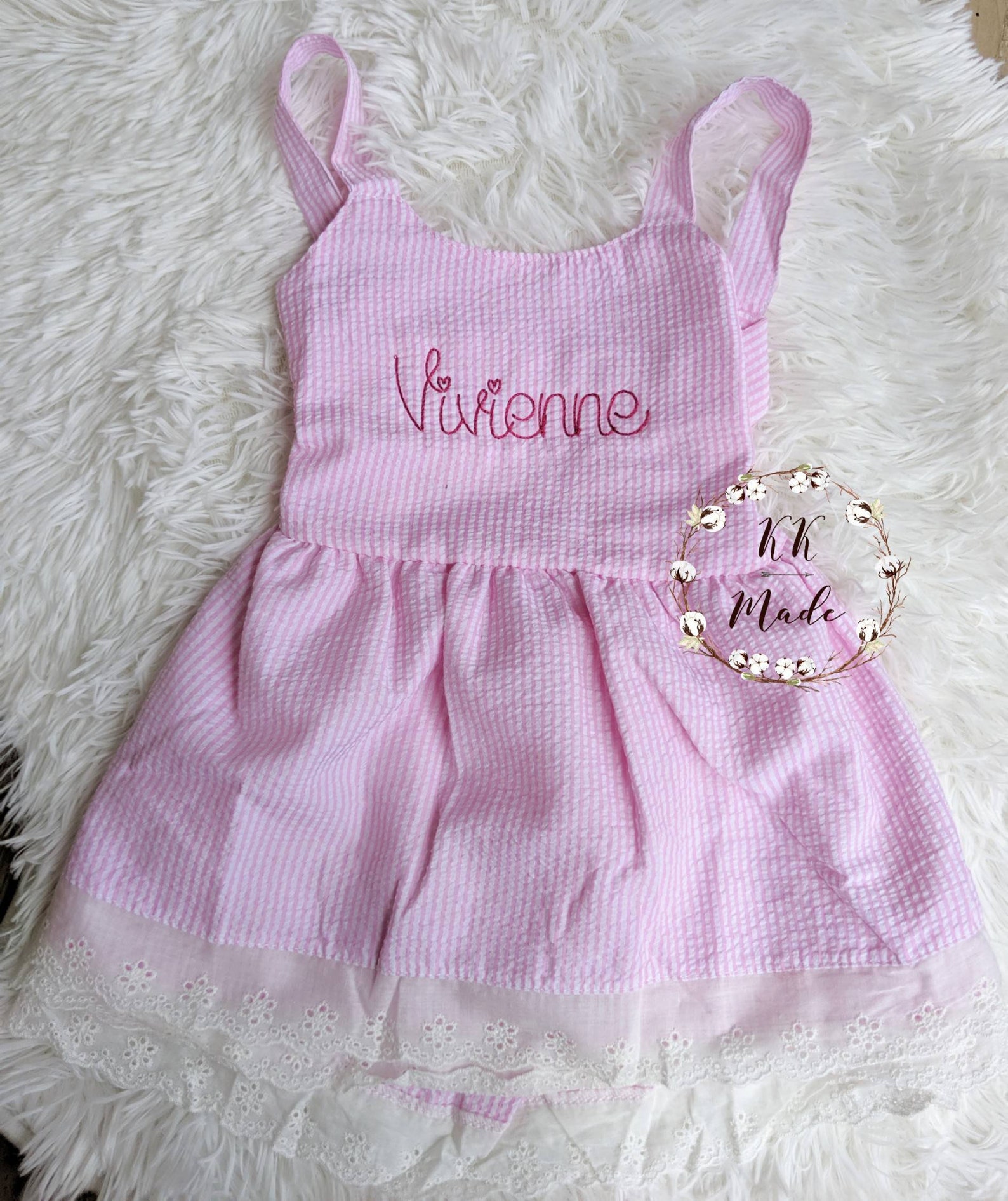 Monogrammed baby girl toddler girl dress monogrammed dress Etsy
