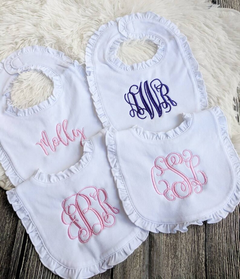 Customized Baby Blanket Customized Baby Girl Bib Customized Etsy