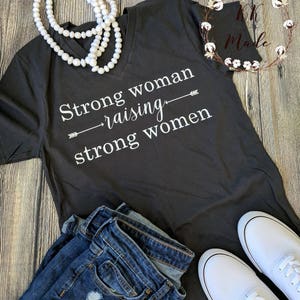 Mom of girls shirt girl mom shirt raising girls shirt image 1