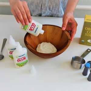 Organic School Glue, 5-PACK Vegan, Naturally Non-Toxic, Non-GMO, Petroleum Free, Makes GREAT Organic Slime image 4