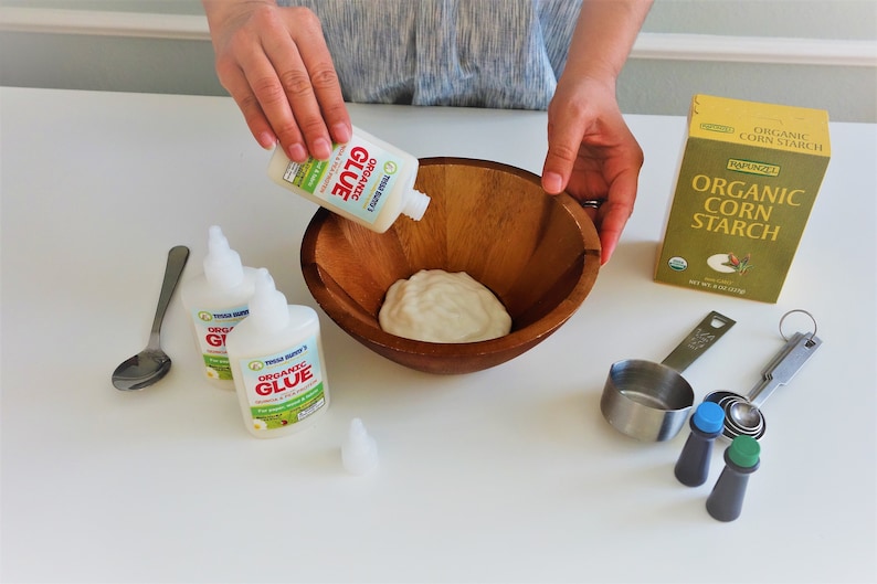 Organic School Glue, 5-PACK Vegan, Naturally Non-Toxic, Non-GMO, Petroleum Free, Makes GREAT Organic Slime image 4