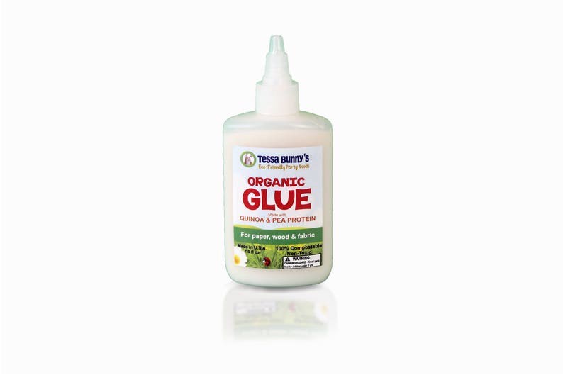 Organic School Glue, 5-PACK Vegan, Naturally Non-Toxic, Non-GMO, Petroleum Free, Makes GREAT Organic Slime image 2