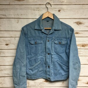 Jcpenney Denim Jacket Faded Distressed 