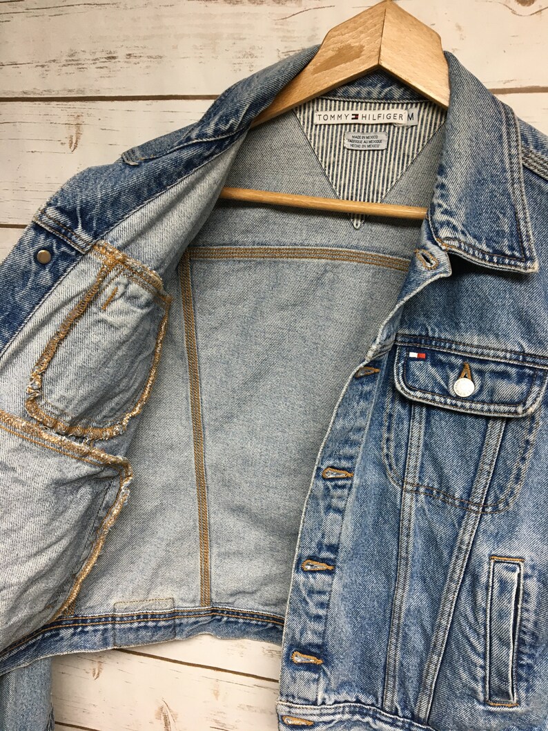 tommy hilfiger ladies denim jacket