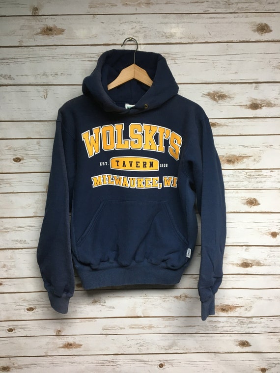 Vintage 90's Reverse Weave Wolski's Tavern hooded