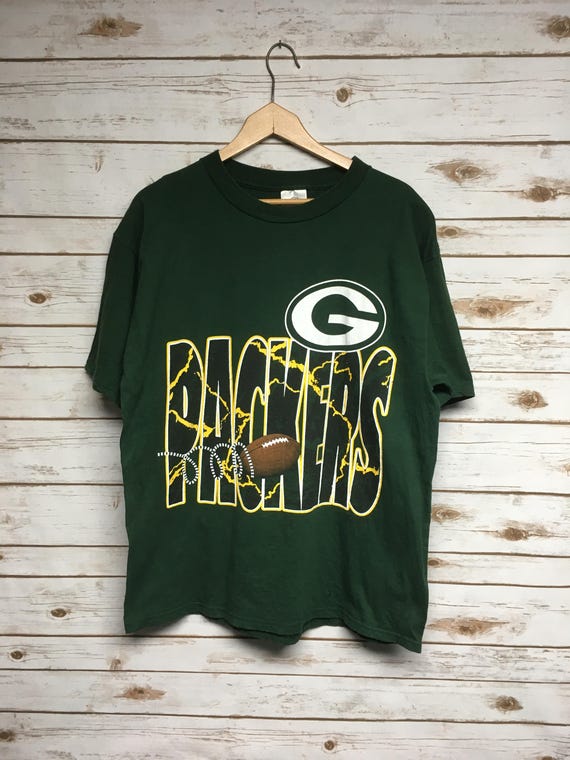 retro green bay packers t shirt