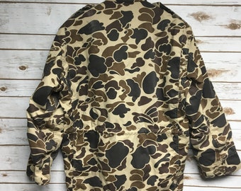 Vintage 80's Duck Bay Camo Jacket M65 Field Jacket Style