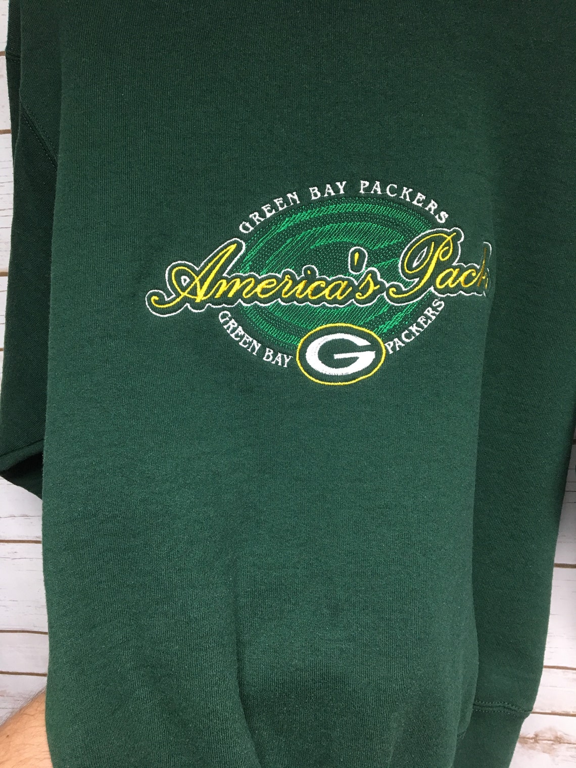 Vintage 90's Green Bay Packers crewneck sweatshirt Fruit | Etsy