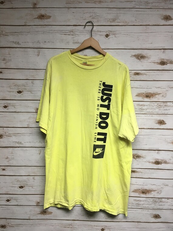 yellow just do it shirt