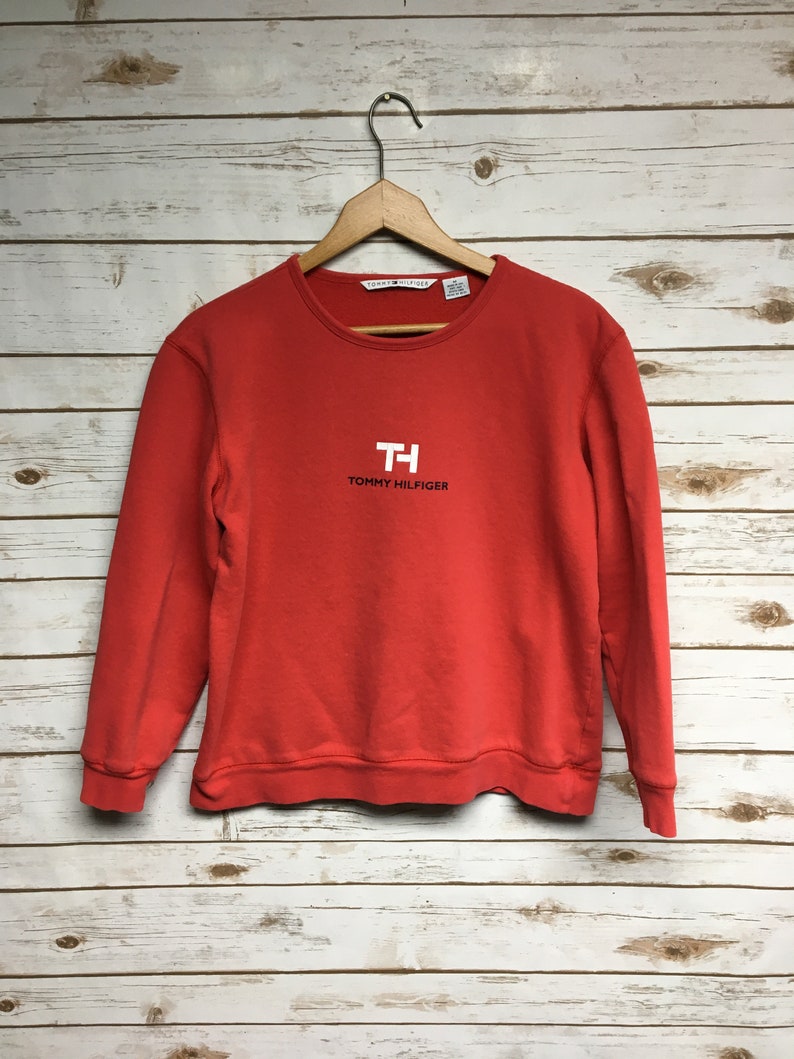 tommy hilfiger crop top sweatshirt