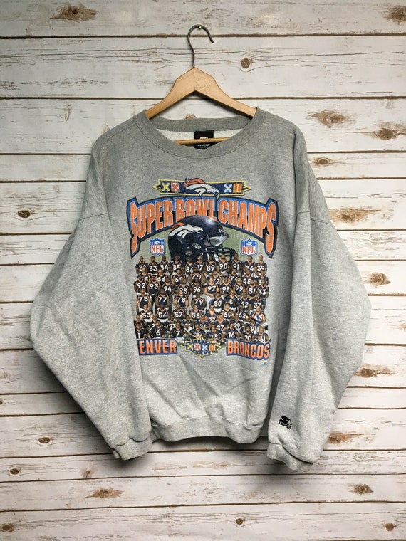 Vintage Denver Broncos Super Bowl Champion Football 90s Sweatshirt