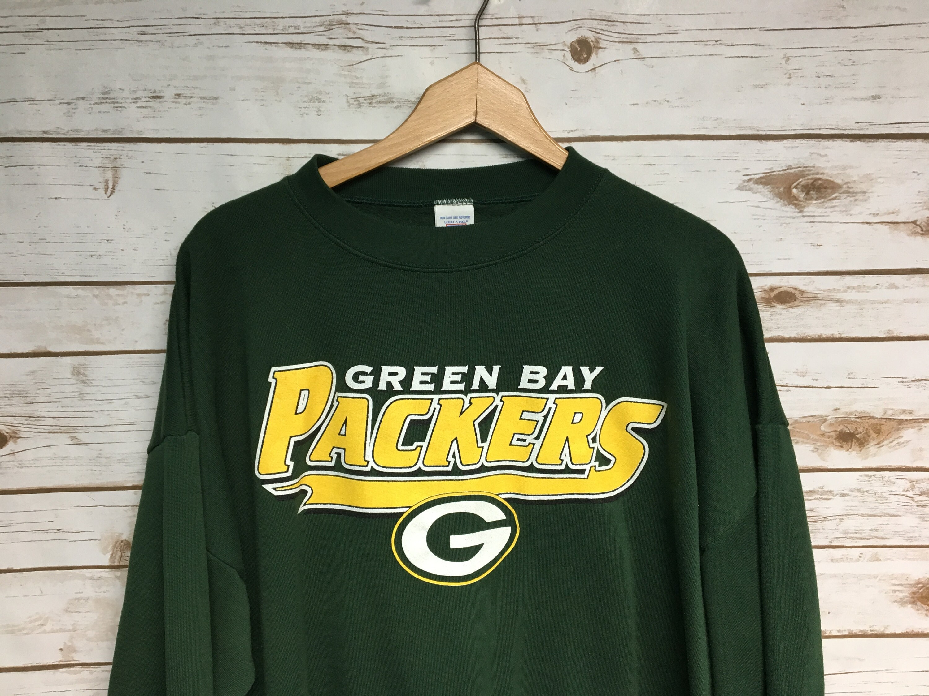 Vintage 90's Green Bay Packers crewneck sweatshirt Logo 7 | Etsy