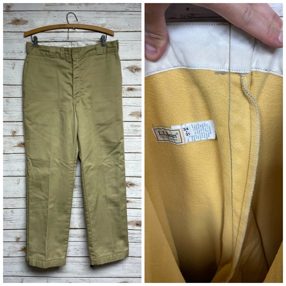 Bean Chamois Lined Khaki Pants 
