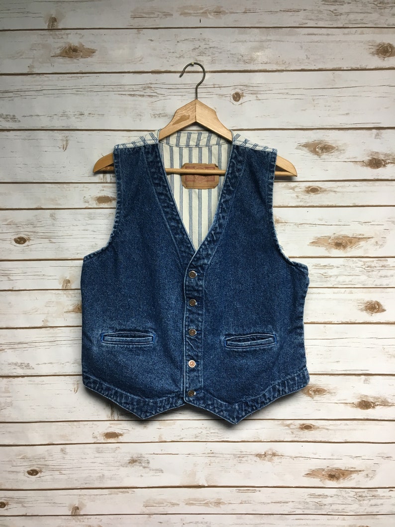levi strauss denim vest