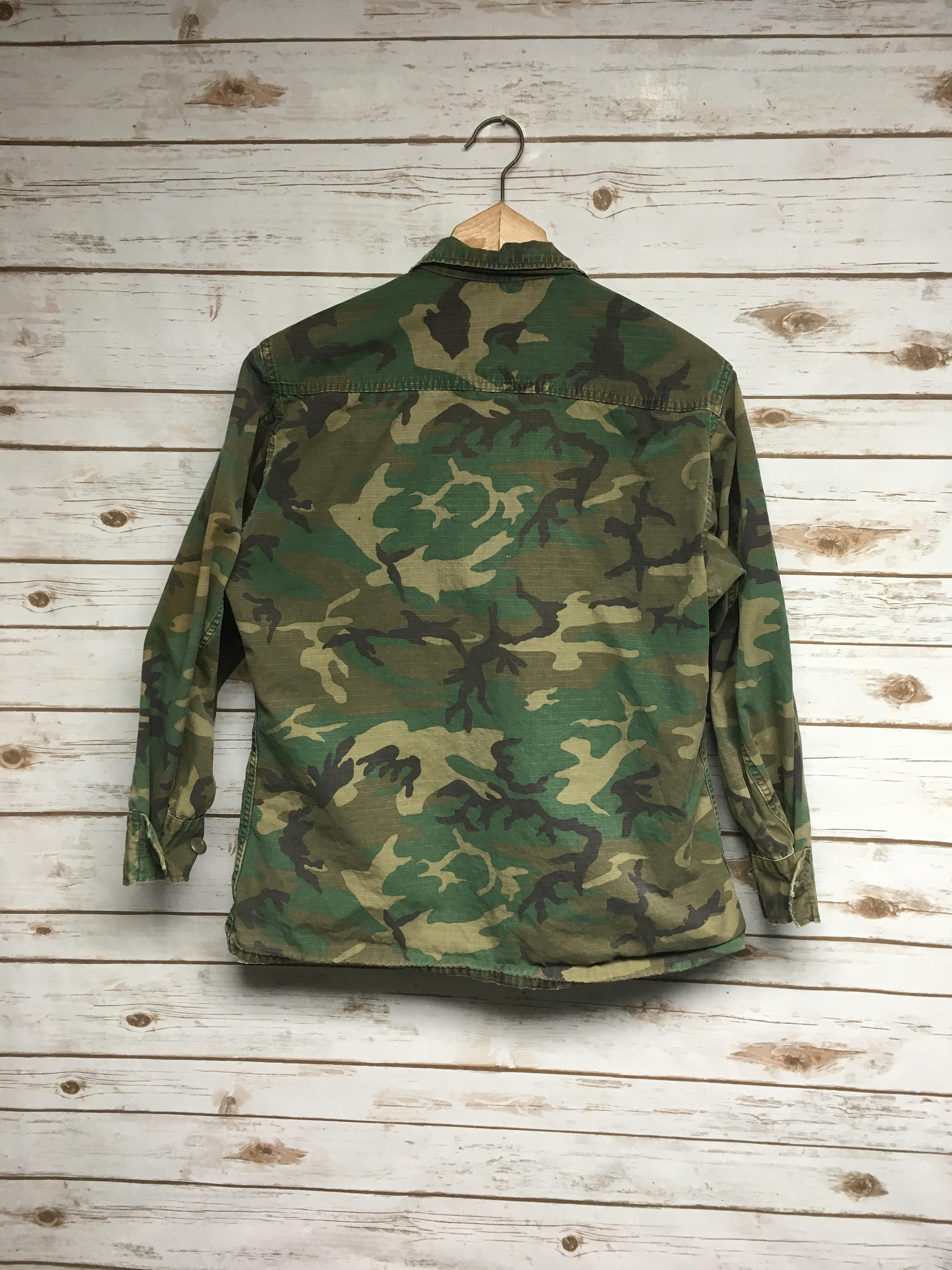 Vintage 70's Camouflage M65 Field Jacket Style Utility - Etsy