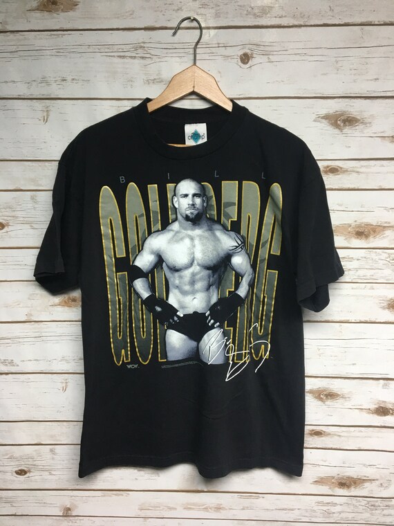 Vintage 90's WCW Bill Goldberg tshirt wrestling ww