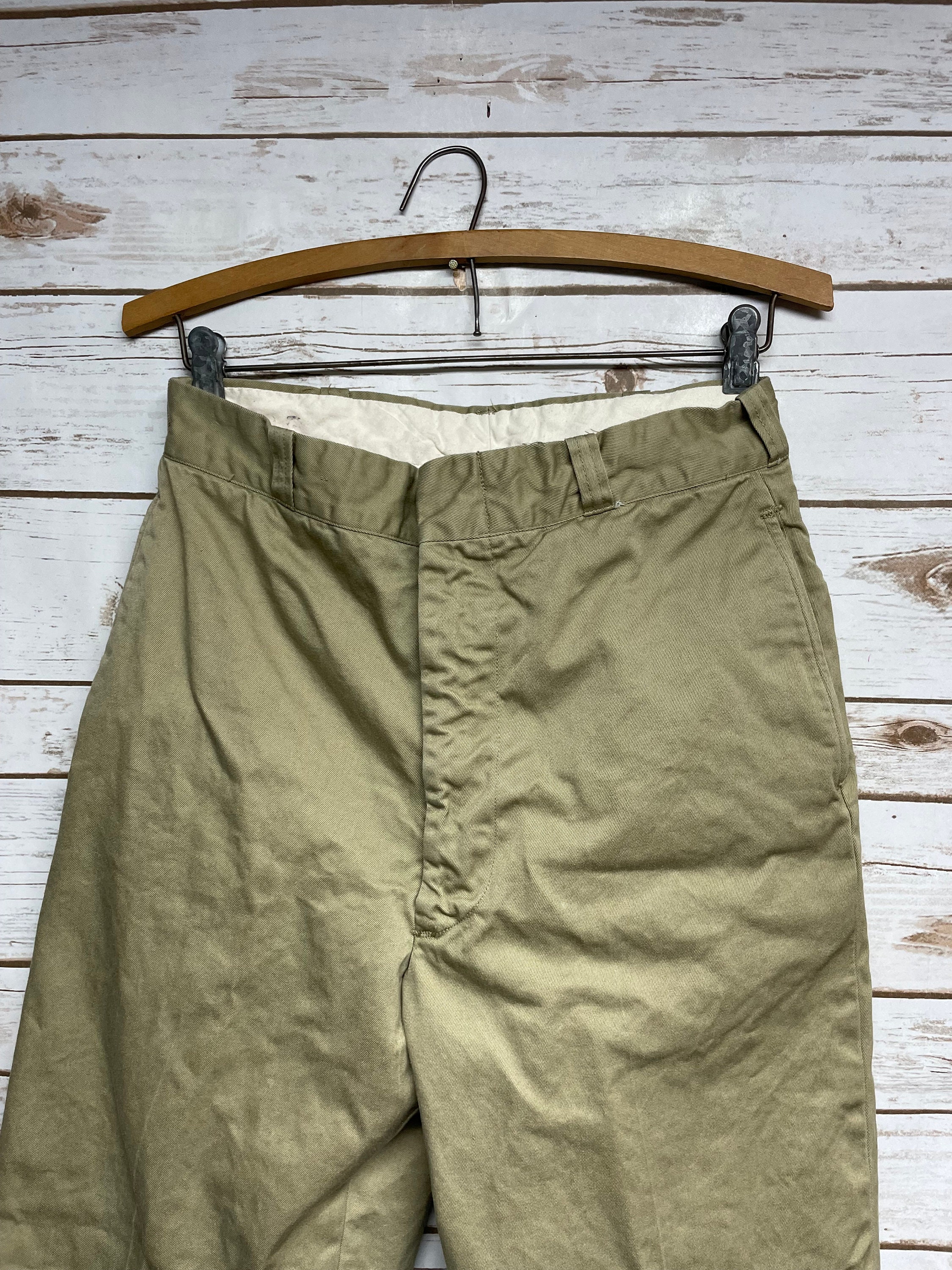 50s US Military Twill Pants Size W29 L31 【新作入荷!!】 49.0%割引