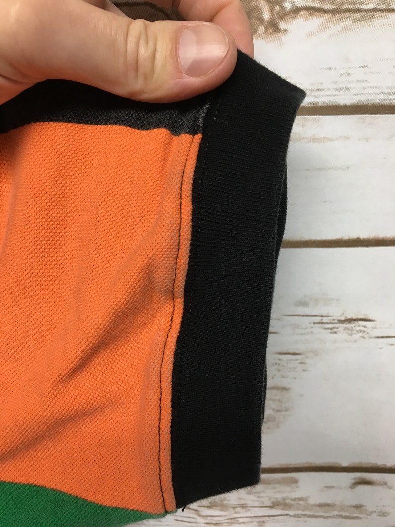 Vintage 90/'s Phoenix Suns Basketball Color block striped polo shirt collared shirt Suns Basketball vintage hip hop 90/'s party Meidum