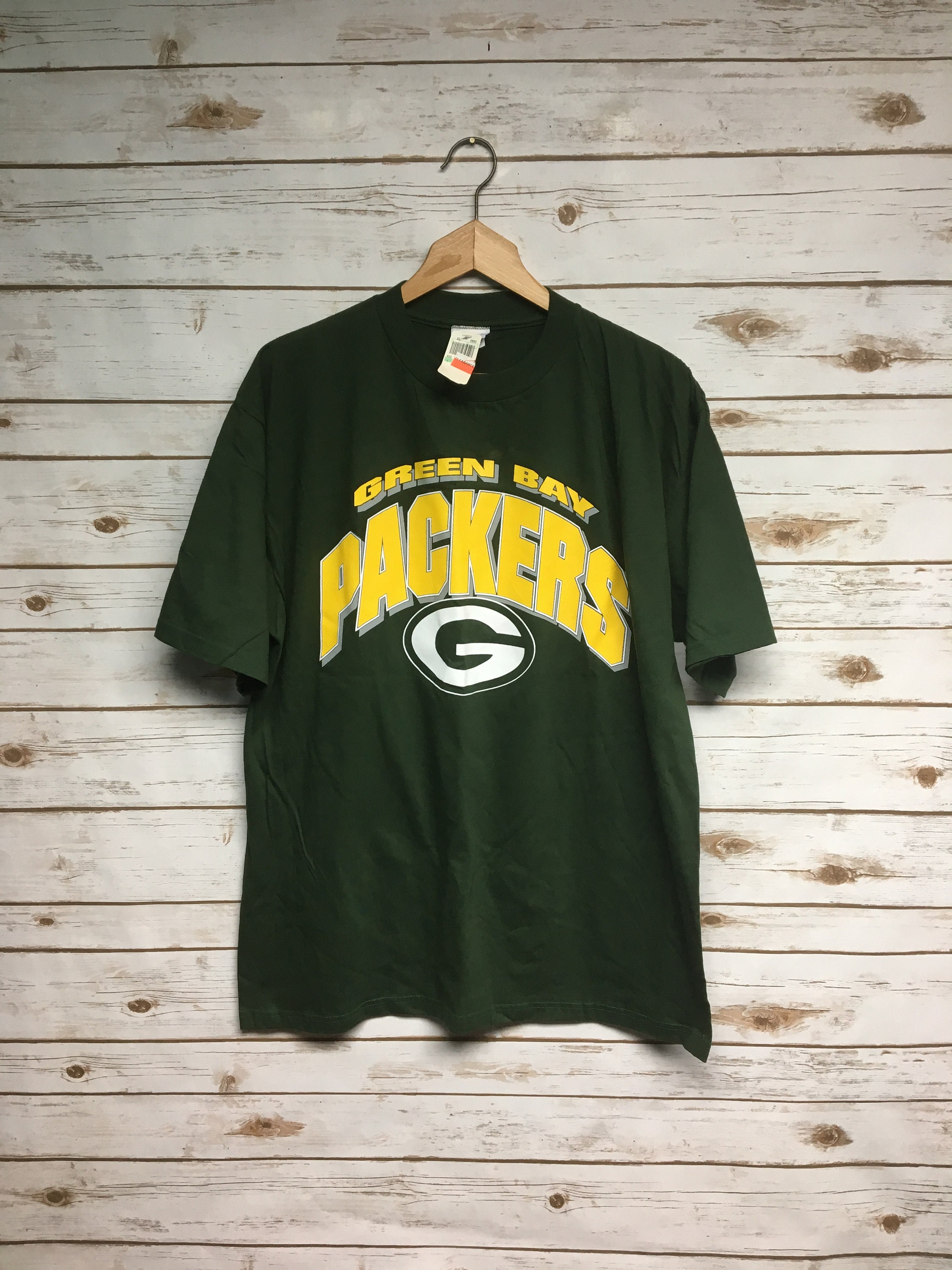 Vintage 90&rsquo;s Green Bay Packers football tshirt New with | Etsy