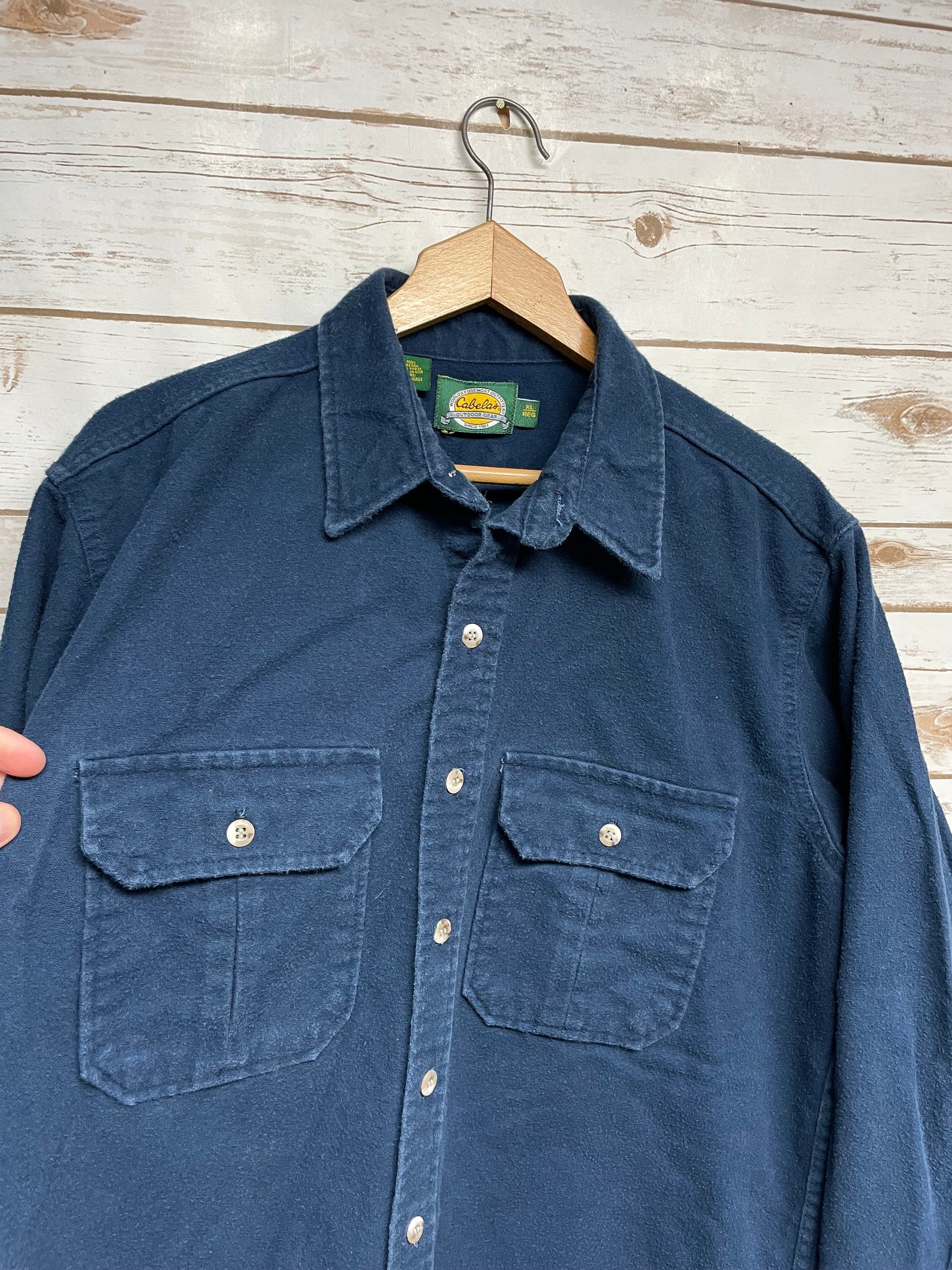 cabela's flannel lined shirt