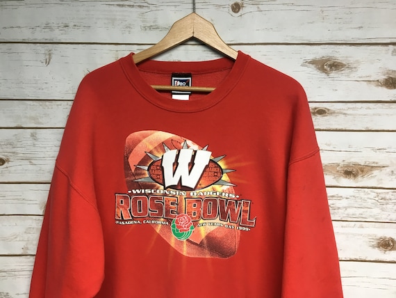 Vintage 90's Wisconsin Badgers Rose Bowl crew neck