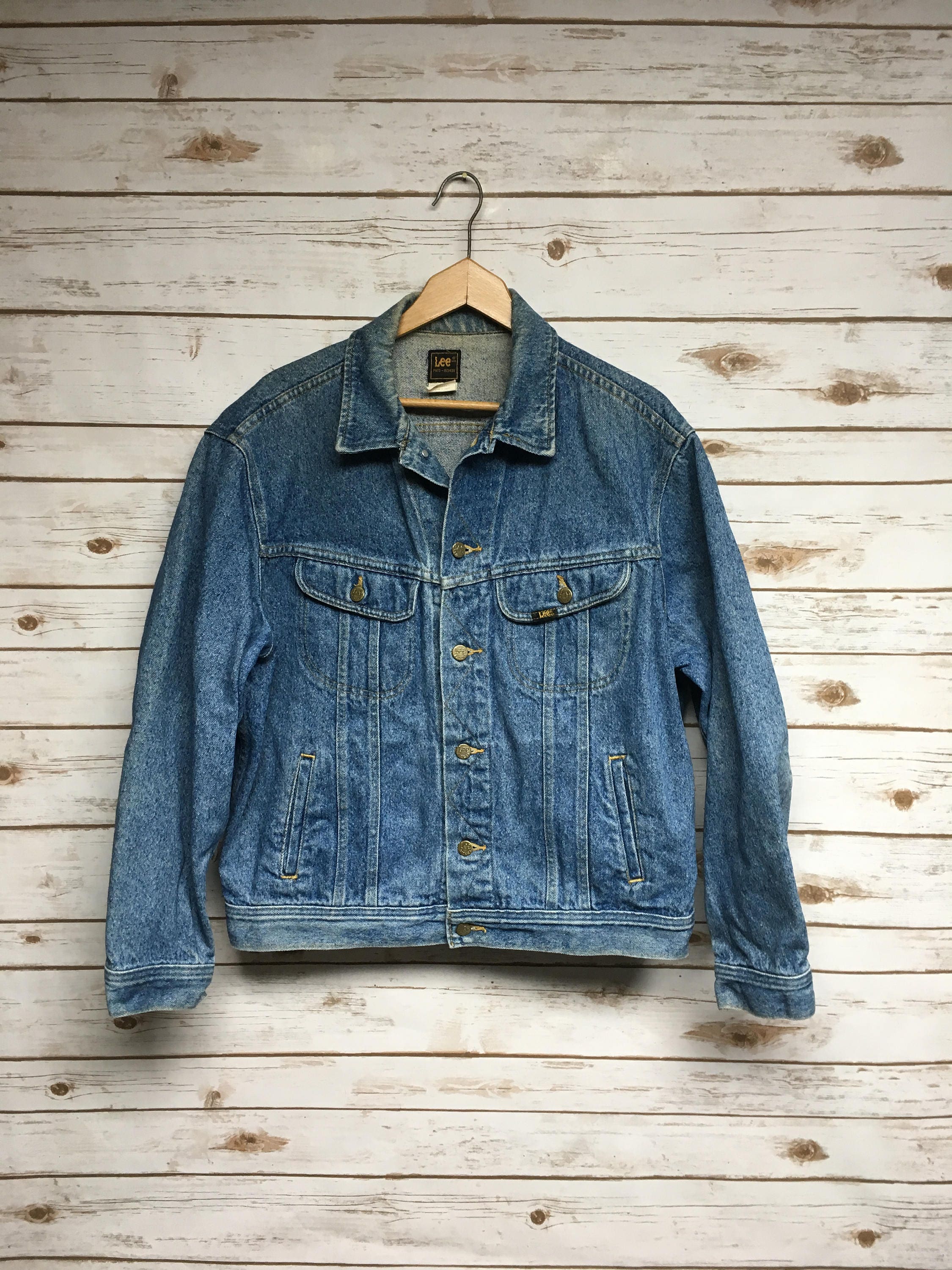 Vintage 70's 80's Lee Denim Jacket Light Wash Lee - Etsy Ireland