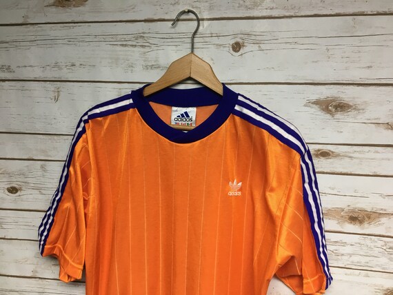 orange adidas soccer jersey