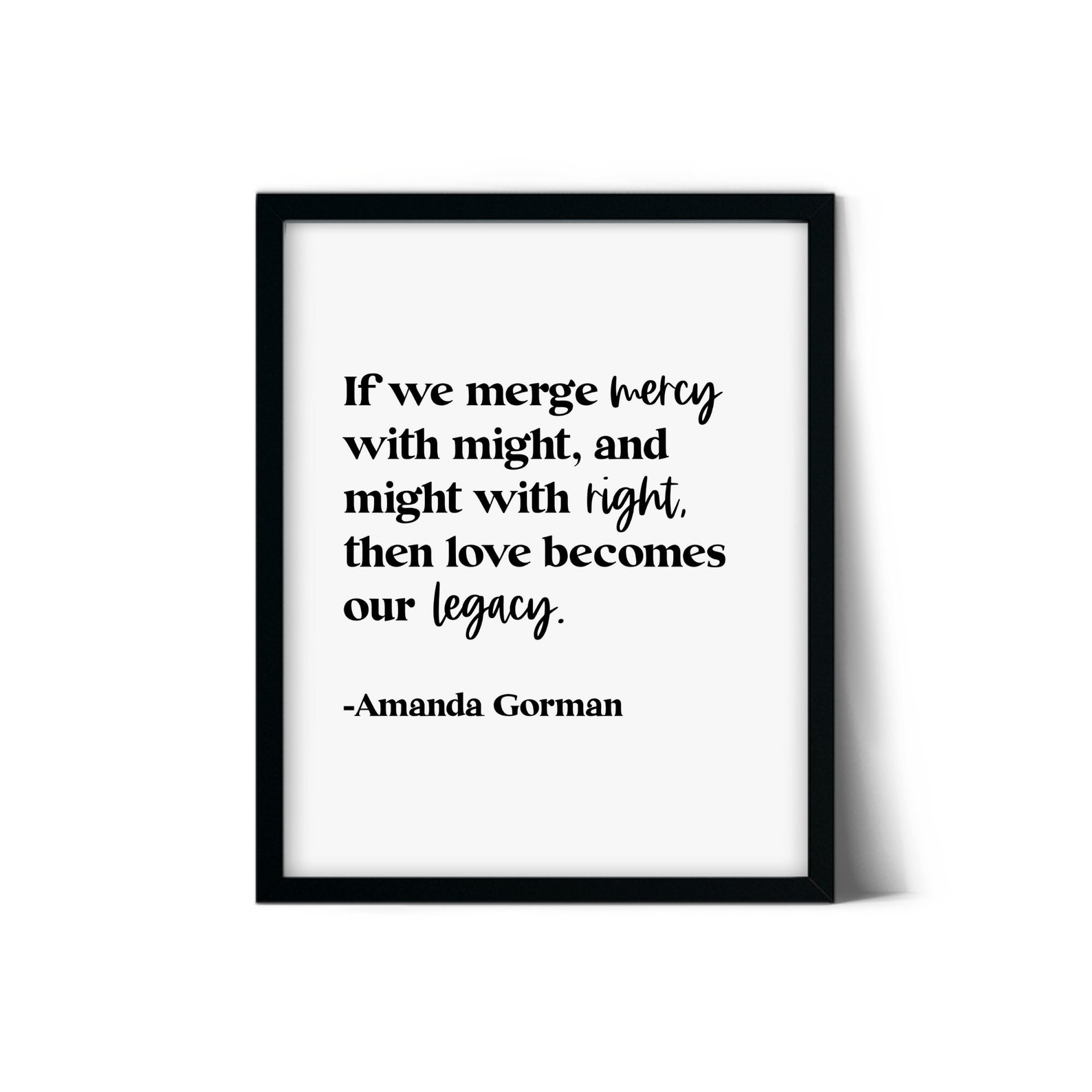 Amanda Gorman Quote Print DIGITAL PRINT Printable Instant | Etsy