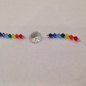 Chakra sun catcher * Double Chakra * Sparkly * Rainbow * Sunlight * Swarovski Crystals * Home decor * Window treatment