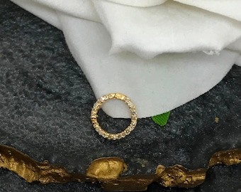 14k Gold Clasp Round Double Sided Clasp Diamond Clasp Gold Clasps Lock Openable Necklace clasp Diamond connector handmade Gold Clasps
