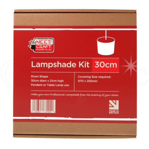 30cm Diameter DIY Lampshade Making Kit by Needcraft Make your Own Lampshade 