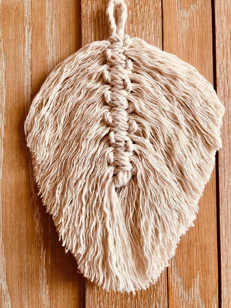 Macrame Kit Beginners Macrame Macrame Leaf Craft Kit for | Etsy