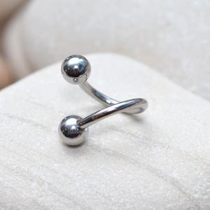 BAGUE BELLY BUTTON // Piercing ventre en acier chirurgical 14 g - Nombril - anneau de nombril - anneau de nombril - Bijoux nombril - Bijoux de piercing