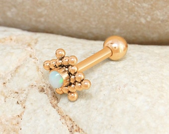 Helix Stud Surgical Steel - Upper Ear Cartilage Earring - Forward Helix Jewelry - Tragus Piercing - Conch Barbell 16g 14g - Tragus Ring