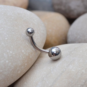 BELLY RING // - Belly Button Piercing - Belly Button Rings Surgical Steel - Belly Barbell - Navel Jewelry - Belly Jewelry 14 gauge