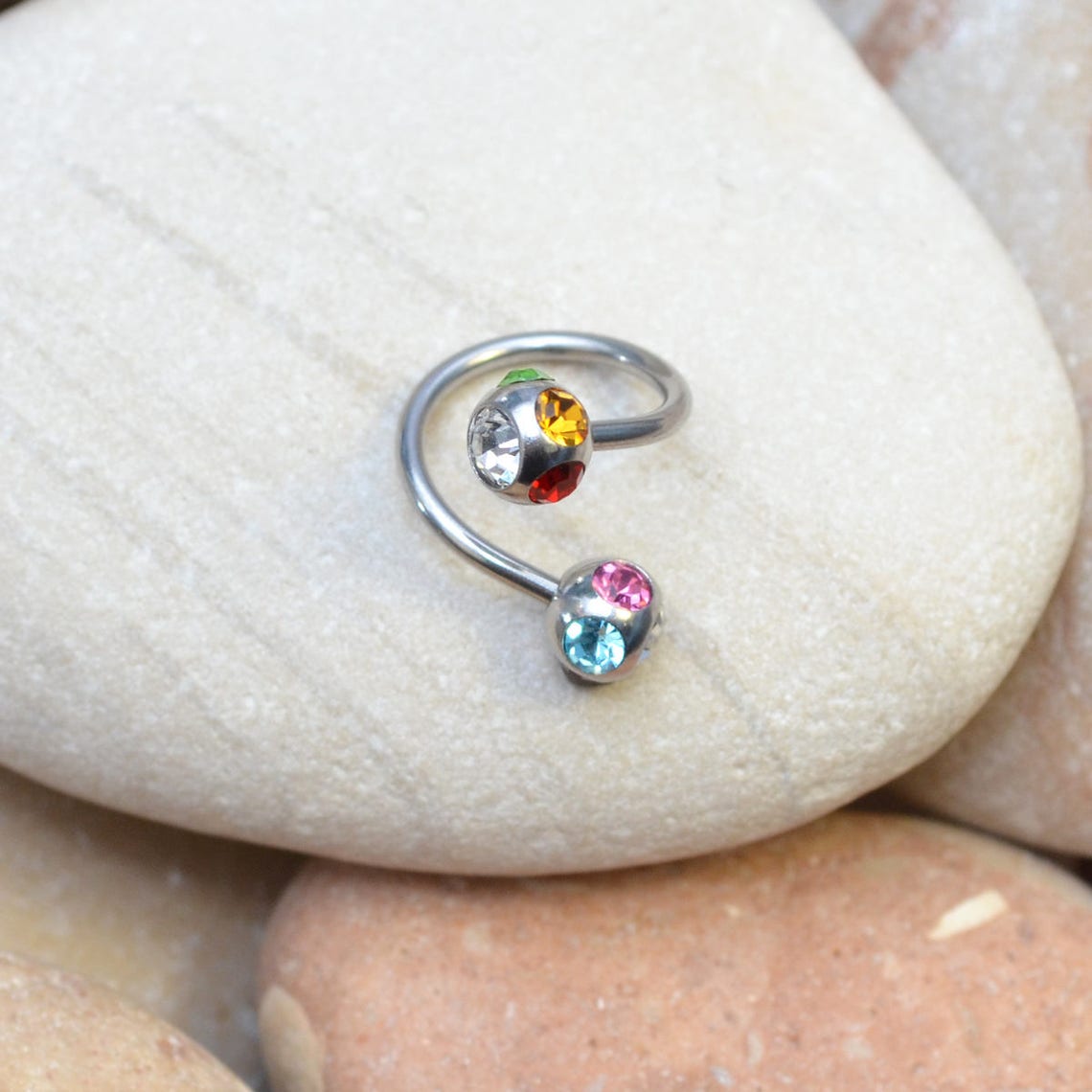 BELLY BUTTON RINGS // Belly Piercing Surgical Steel 16g Etsy