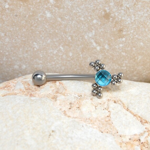 Curved Eyebrow Barbells | Body Jewellery