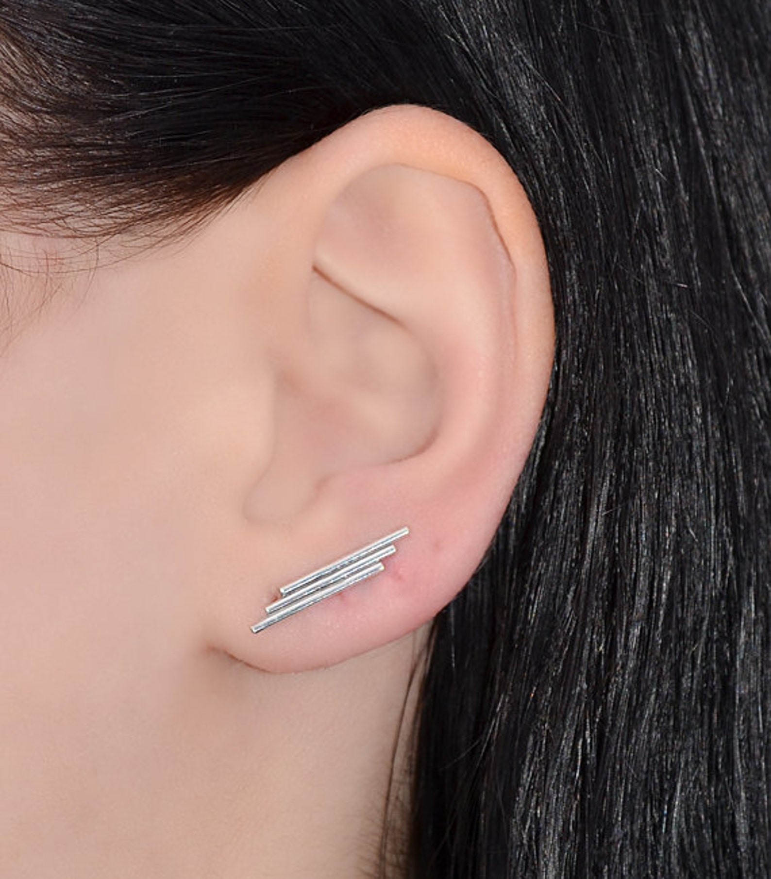 Ear climber silver Clearance