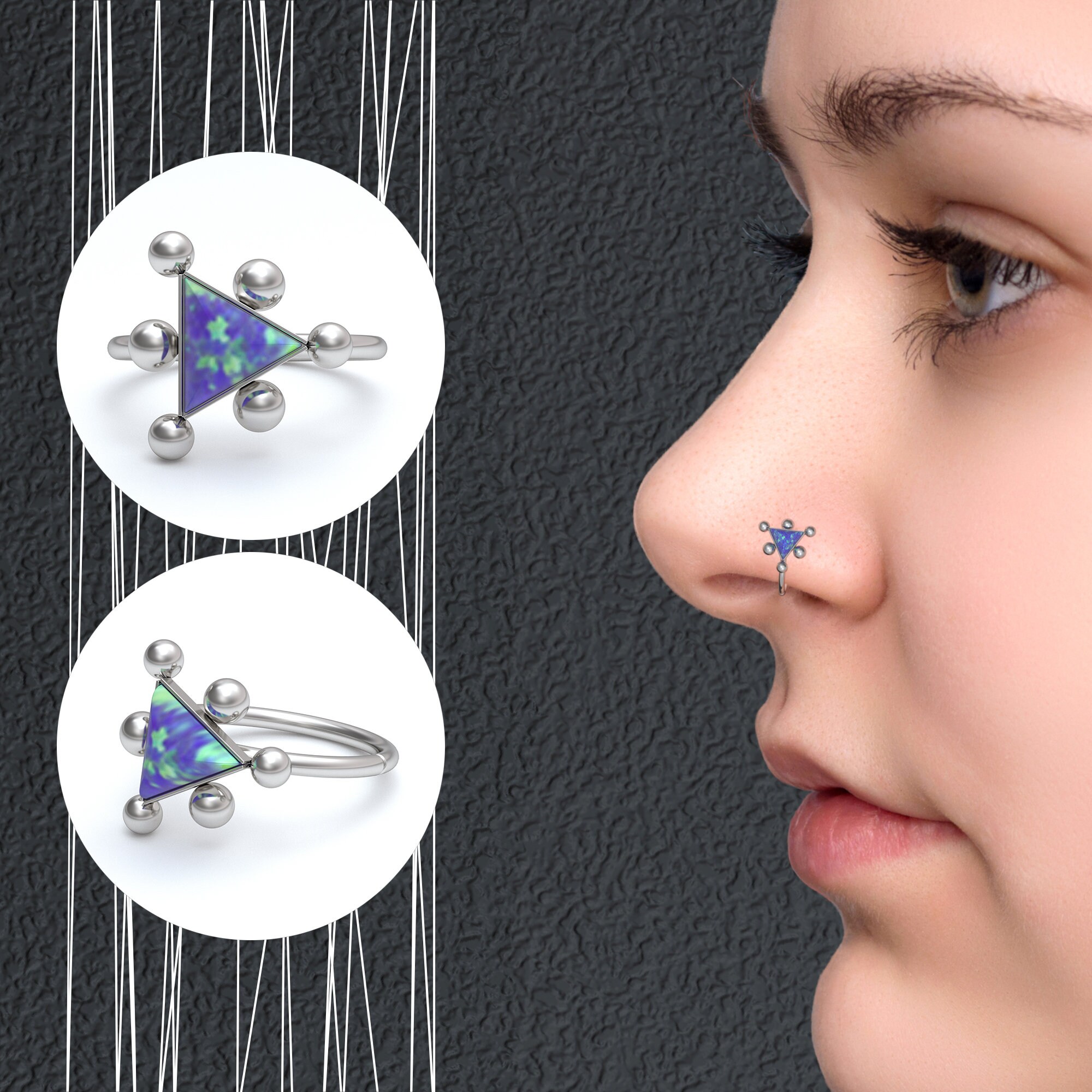 Lesbian nose ring best sale